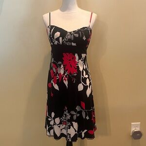Speechless: Red White and Black Spaghetti Strap Cocktail Dress SZ L **NO TAGS**